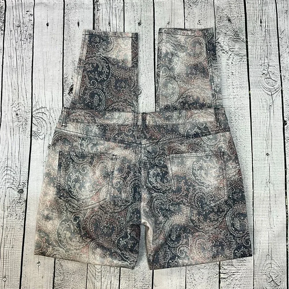 MANGO MNG Paisley Print Skinny Jeans